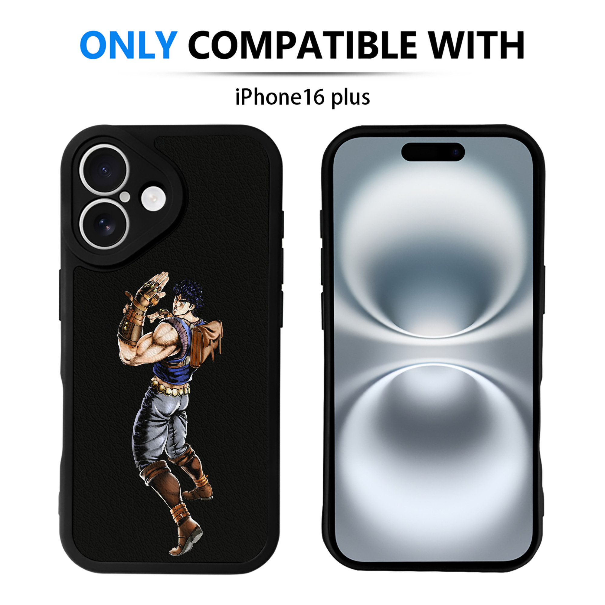 （画像用） ジョジョの奇妙な冒険 /ジョナサン?ジョースター JoJo's Bizarre Adventure Jonathan Joestar 【iPhone 16シリーズ対応】シリコンスマホケース（レザー調） 材質：シリコン